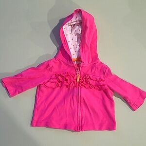 Carter hot pink baby girls 6 month jacket